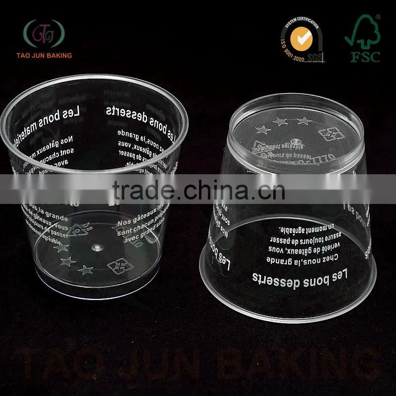 non- toxic plastic jelly cups mousse cups multifunctional Guangzhou Factory Produced