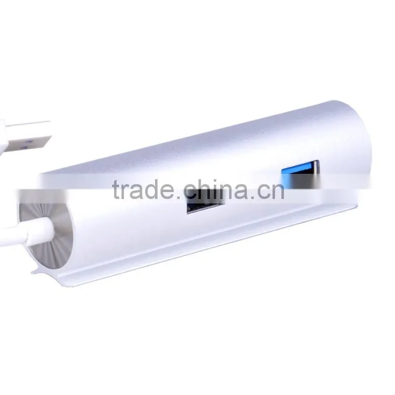 OEM 4 Port Portable USB 3.0 Hub with Power Switch for Ultra Book, MacBook Air, Windows 8 Tablet PC