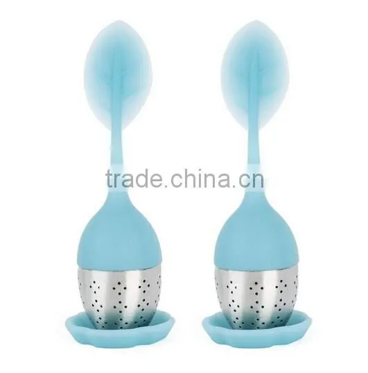 China Manufacturer Tea Infusers Tea Tools Tea Infuser Steeper Strainer With Handle