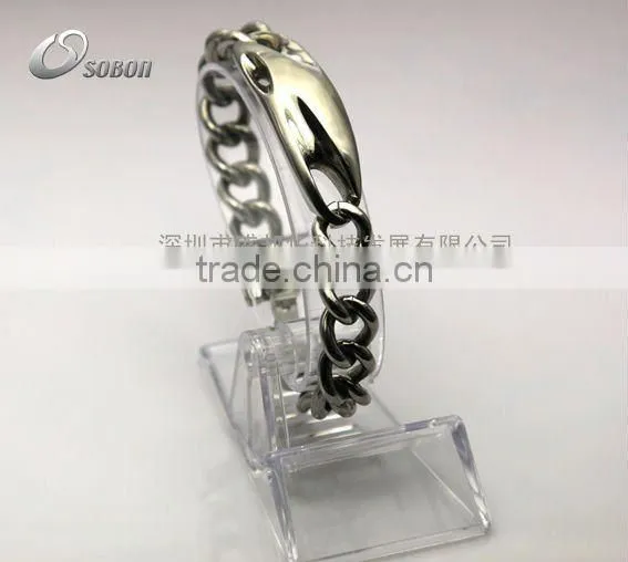 Pure titanium bracelet with pure germanium dots