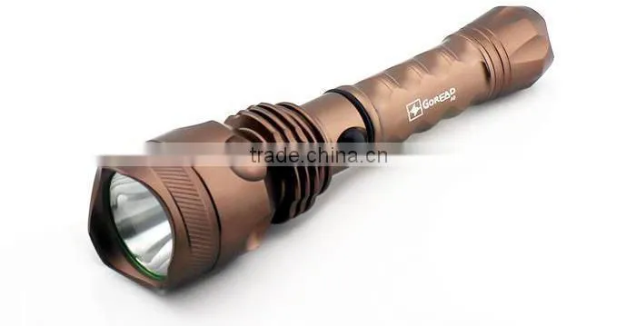 Goread A9 Q5 aluminum 3W high bright spot beam tactical flashlight