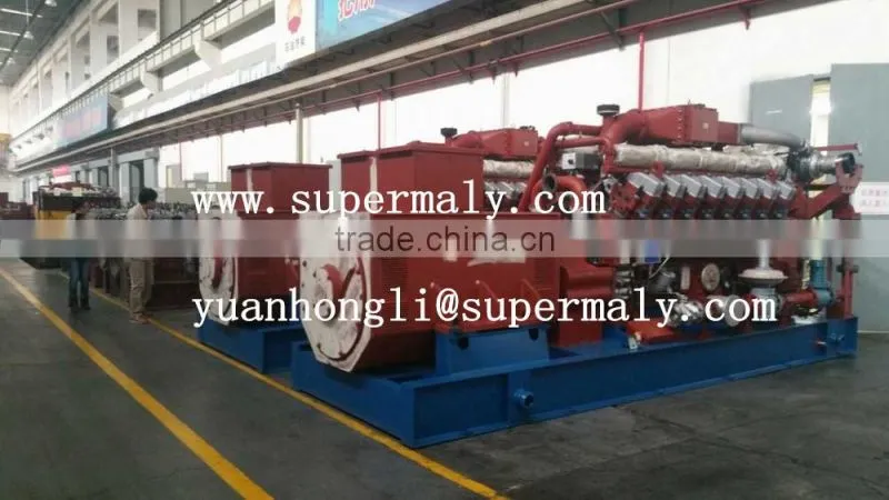 1MW natural gas generator from supermaly power with low speed