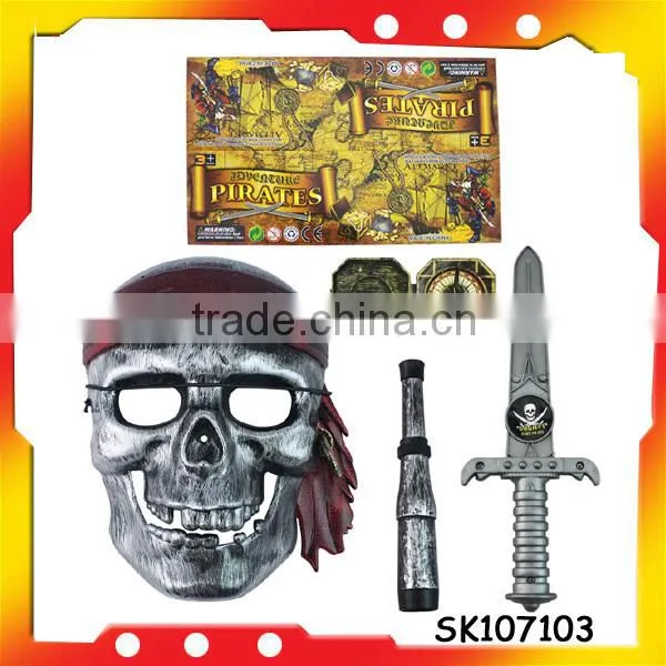 plastic pirate gold coins pirate headband with high quality
