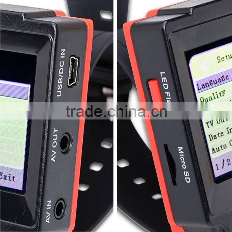 Watch Style Reelable Endoscope Borescope 8.5mm Inspection Camera 2.4" LCD Video
