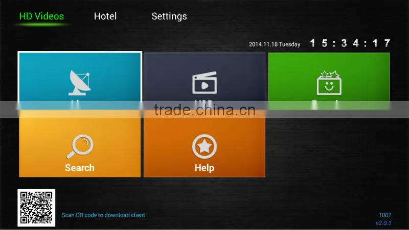 Hospitality Television Systems iptv Solution with DVB to ip gateway,mpeg2/h.264 encoder,Content Management System(CMS)