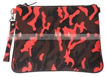 good quality camouflage picture envelope clutch bag messenger bag