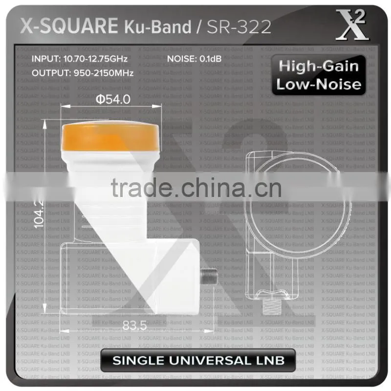Lshape single LNBF with strong signal