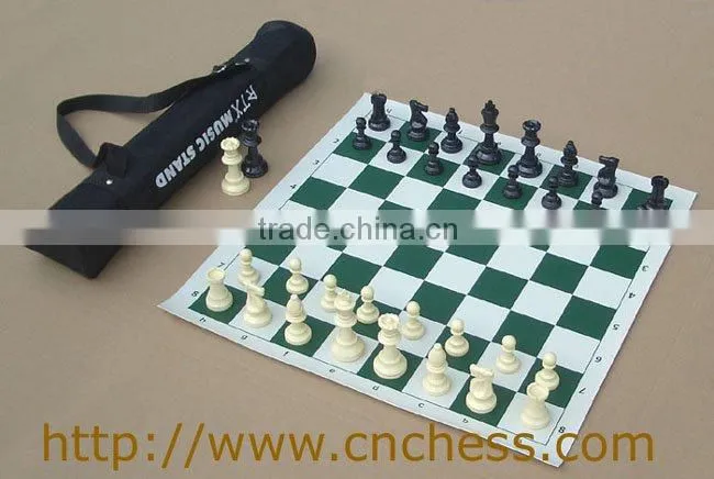 chess set with tube printing