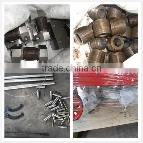 Rebar automatic pipe threading machine