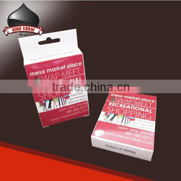 Hign end custom playing cards front and back with low cost