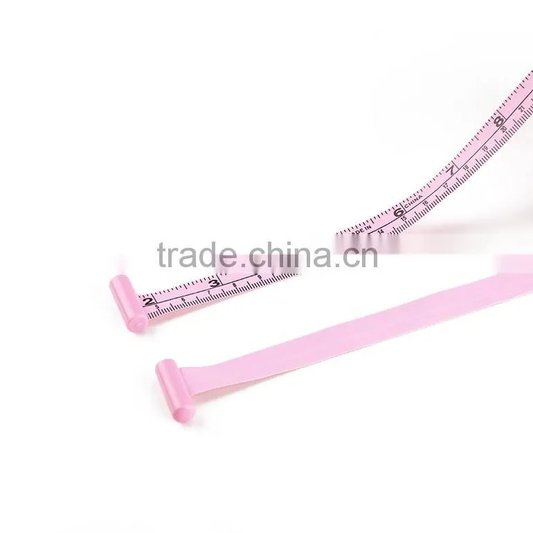 Hot sale pink environment-friendly unique design promotional gift custom printed waist measuring tool