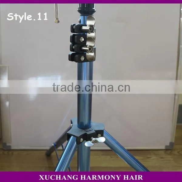 STOCK blue color hair tripod for training head--Style.11