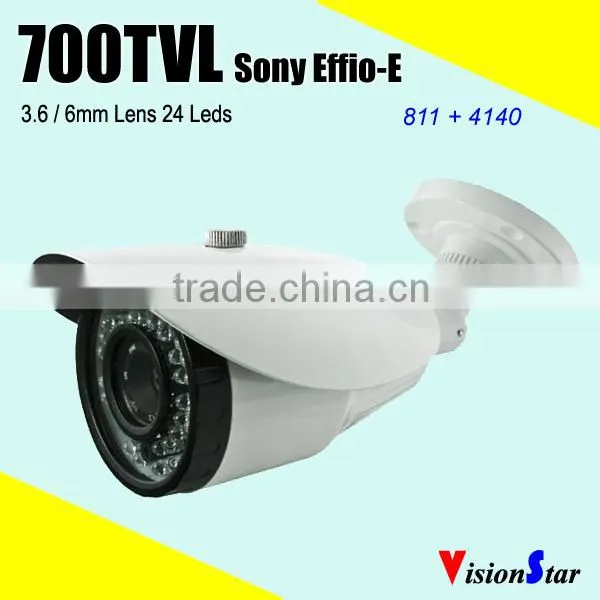 Sony CCD Effio-e 700tvl 960h cctv camera bnc output ip66 waterproof bullet outdoor surveillance system