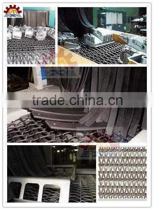 wire shot abrator descaling QWD1250 wire mesh belt type shot blaster