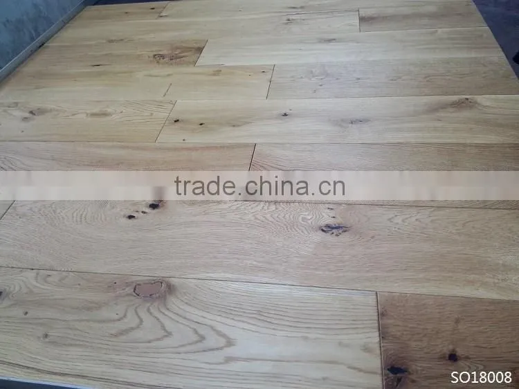 Solid Waterproof Household White Oak Wood Flooring