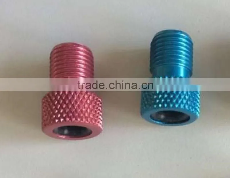 Tubeless bicycle tire valve adaptor Presta valve adaptor