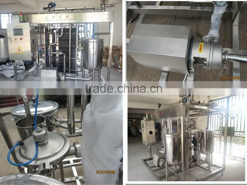 Plate milk pasteurizer