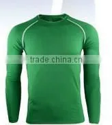 2015 wholesale custom cotton soccer jersey with quick dry and moisture transfer function