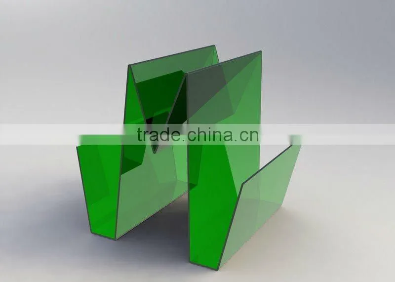 Acrylic Butterfly Magazine,Brochure Storage Stand /Rack/ Display/Shelf/ Holder