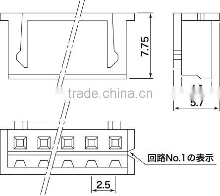 Customized machine internal (Crimping+assembly) 2.54MM XHP-14 JST wiring harness