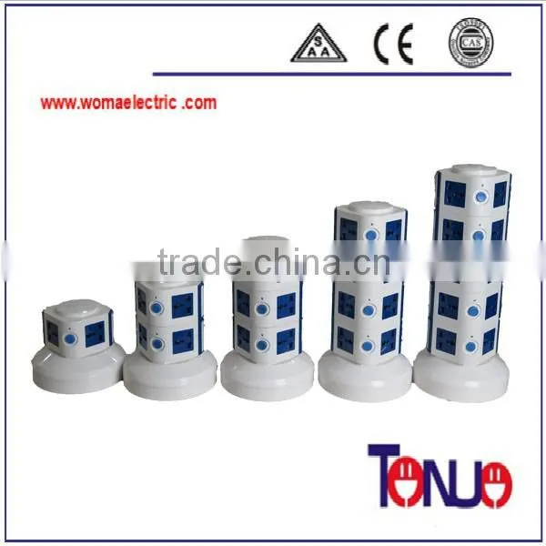 Dubai style 2 layer 8 gang extension electric socket power supply
