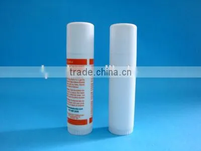 5g-15g empty lip balm container/tubes, plastic twist up tube container