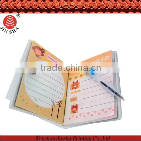 notebook and pen set/ fancy leather Notepad/Favorites Compare Office & School Supplies/pu leather notepad