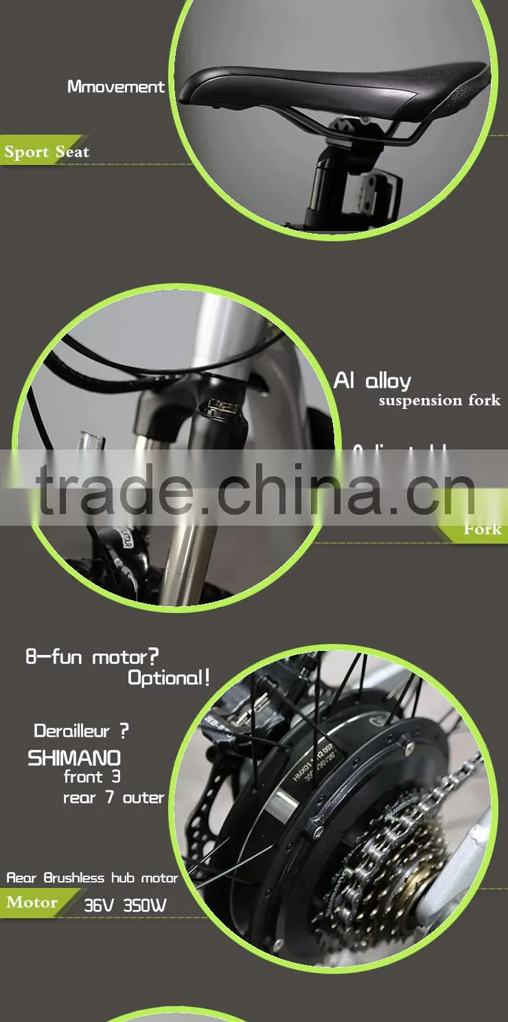 Tornado, 2016 new model mountain electric bicycle with lcd display