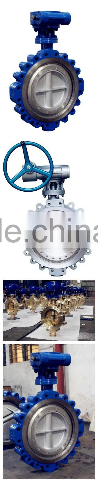 Manufacturers Hot Selling ANSI A216 WCB Lug Butterfly Valve With Pneumatic Actuator butterfly valve