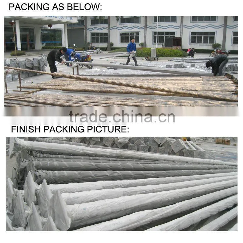 IP65 220V 2000W high pole light led street light Q235 hot-dip galvanized then powder coating from factory