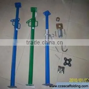 red painted used in construction/scaffolding shoring post props jack and pull push scaffolding props
