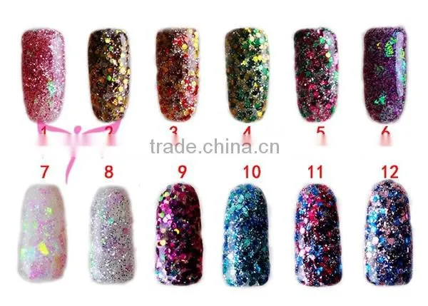 Color uv gel,polish uv gel,nail art uv gel set