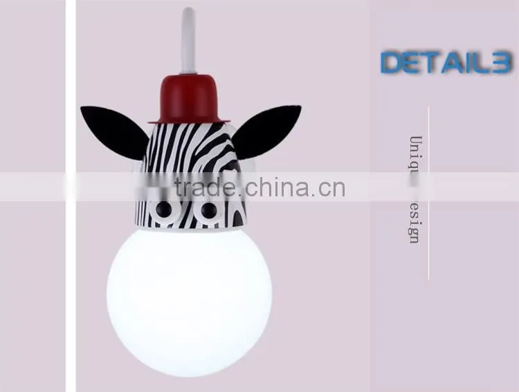 Hot Selling Acrylic Lampshade Wall Lamps Iron Frame Animals Design Children Wall Lights for Bedroom