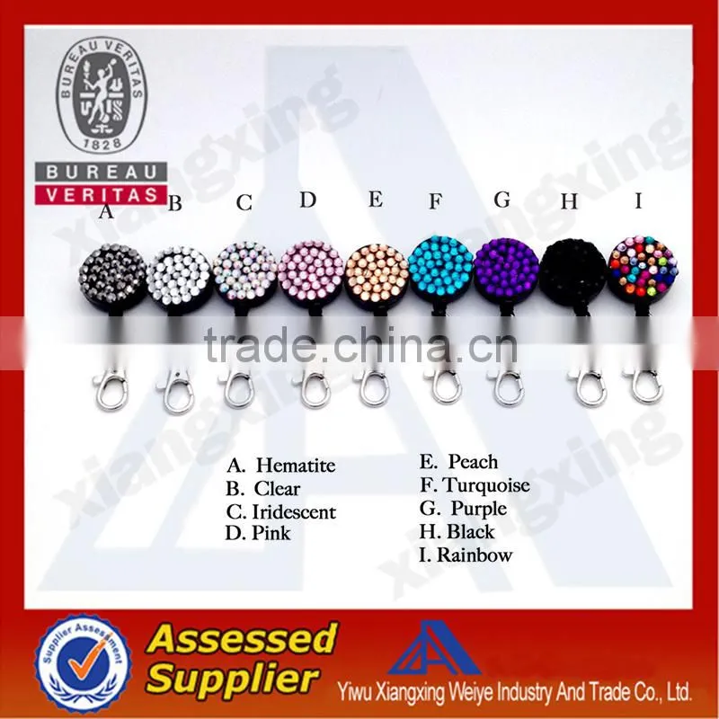 ABS material promotional gifts custom new badge reel pull reel