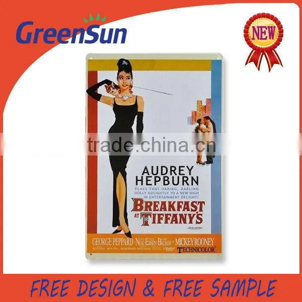 Practical Hot sale tin sign wall decor