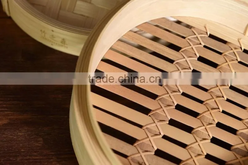 top grade Handmade cooking utensils hot stamped kitchenware Bamboo Steamer