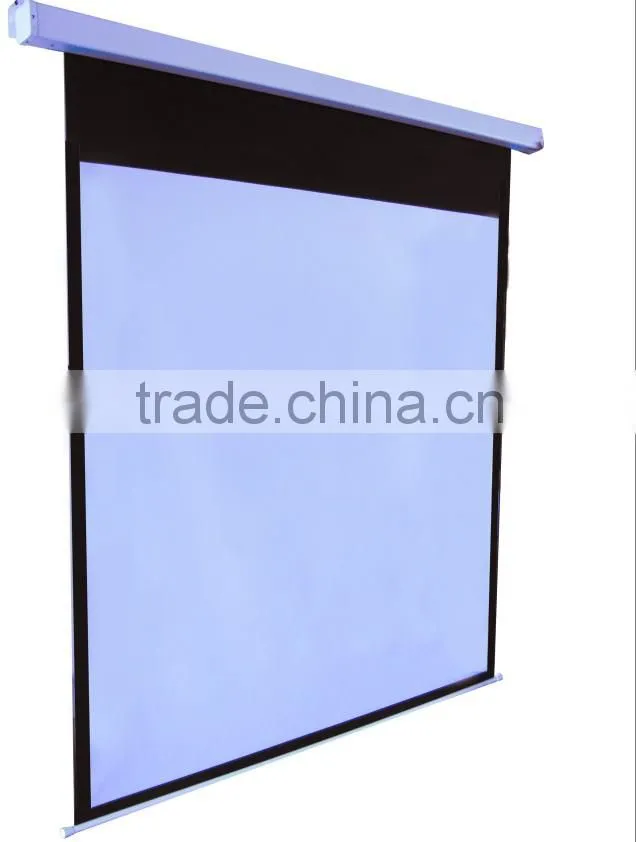 100"(16:9) Remote Electric Wall Mount Projector Screen