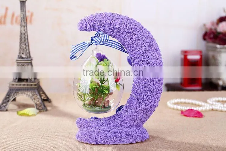 Novelty gift pouch miniature fairy garden plastic mini bathtub as gift , door gift birthday