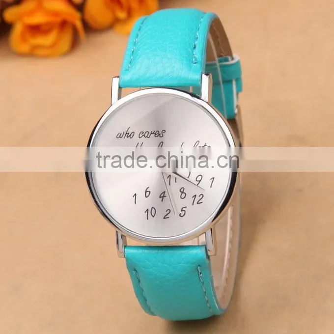Who cares white women watch bracelet