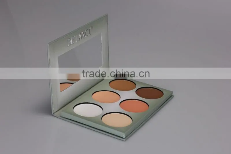 6-color and multicolor Pressed Powder and concealer powder