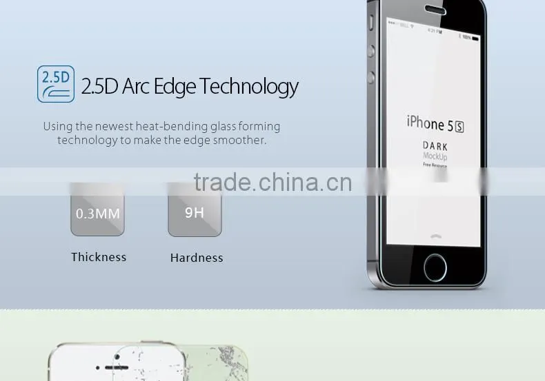 high quality tempered glass for iphone6s/plus tempered glass factory competitive price