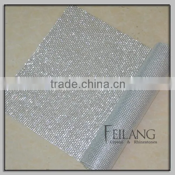 Glass crystal beads trimming mesh