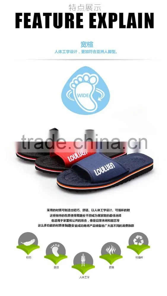 663 LOULUEN Factory Wholesale EVA Indoor Home Slippers