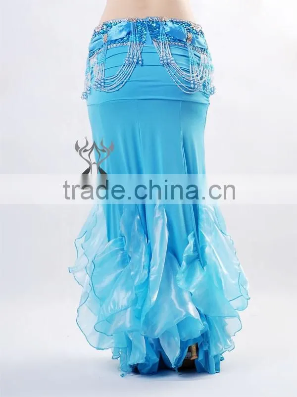 Fish Mermaid Belly Dance Costume Dresses Skirts Belly Dance Performance Costume QC1356