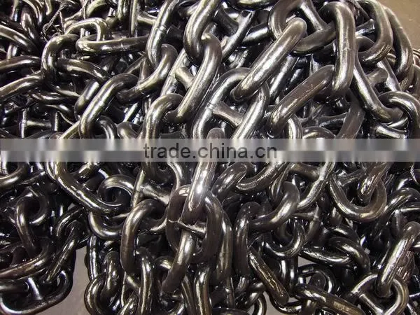 black painted marine anchor chain with CCS certificate
