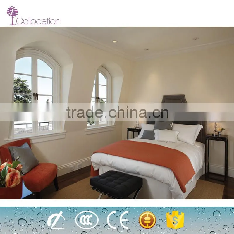 Aluminum alloy window grill design with leaf open inward