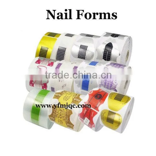 Disposable nail form & nail art form & nail form tools