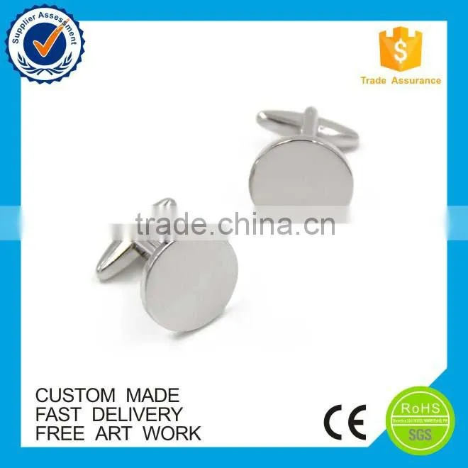 Fashion mens accessories sterling silver cufflinks