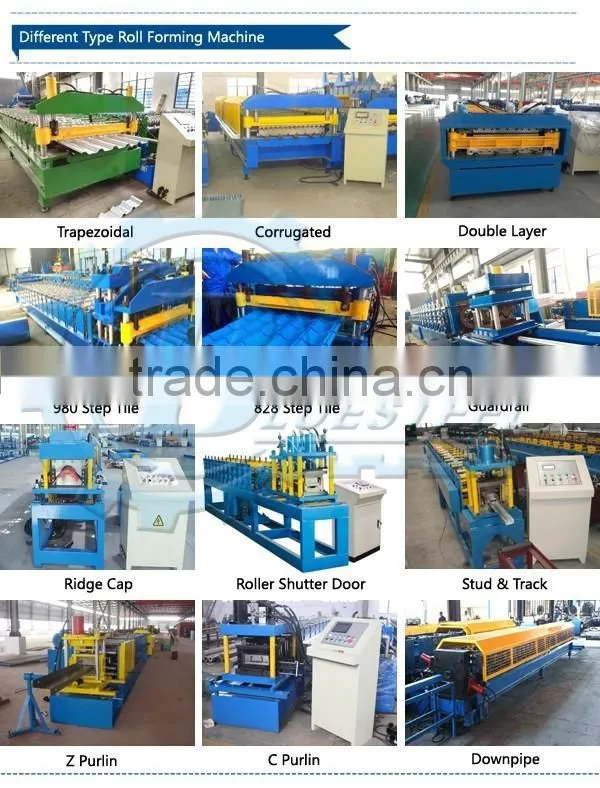 Auto Changeable Multi Dimension U C Z Purlin Roll Forming Machine , Light Guage Steel Frame Rollformer Price