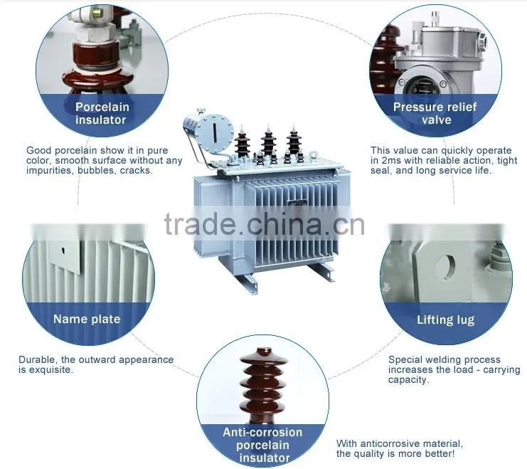 Three Phase Electrical Equipment 380V 400V Two Winding Laminated Core dry-type transformer